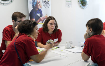 volunteer leader at conference